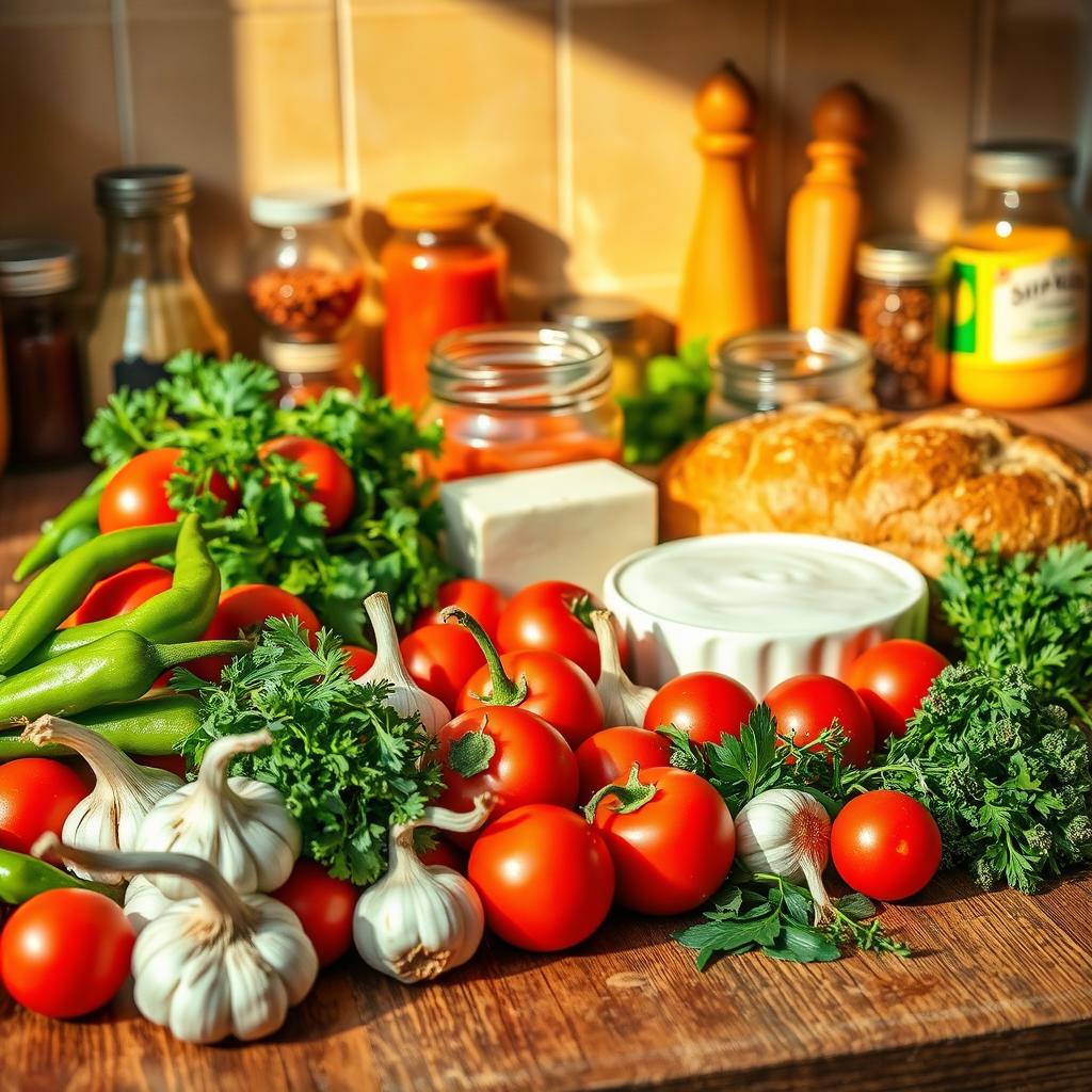 Bulgarian fresh ingredients