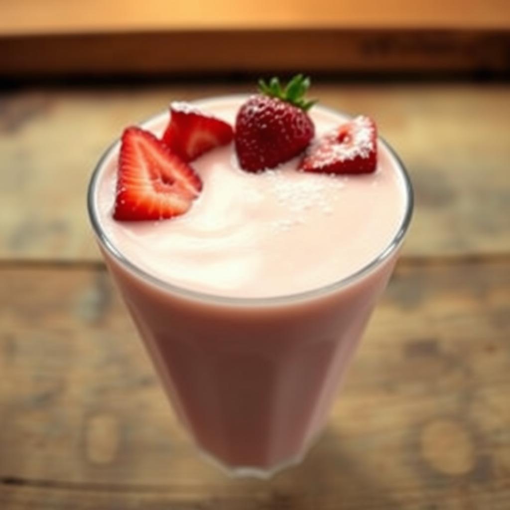 Smoothie King Angel Food Recipe – Strawberry smoothie with fresh fruit topping