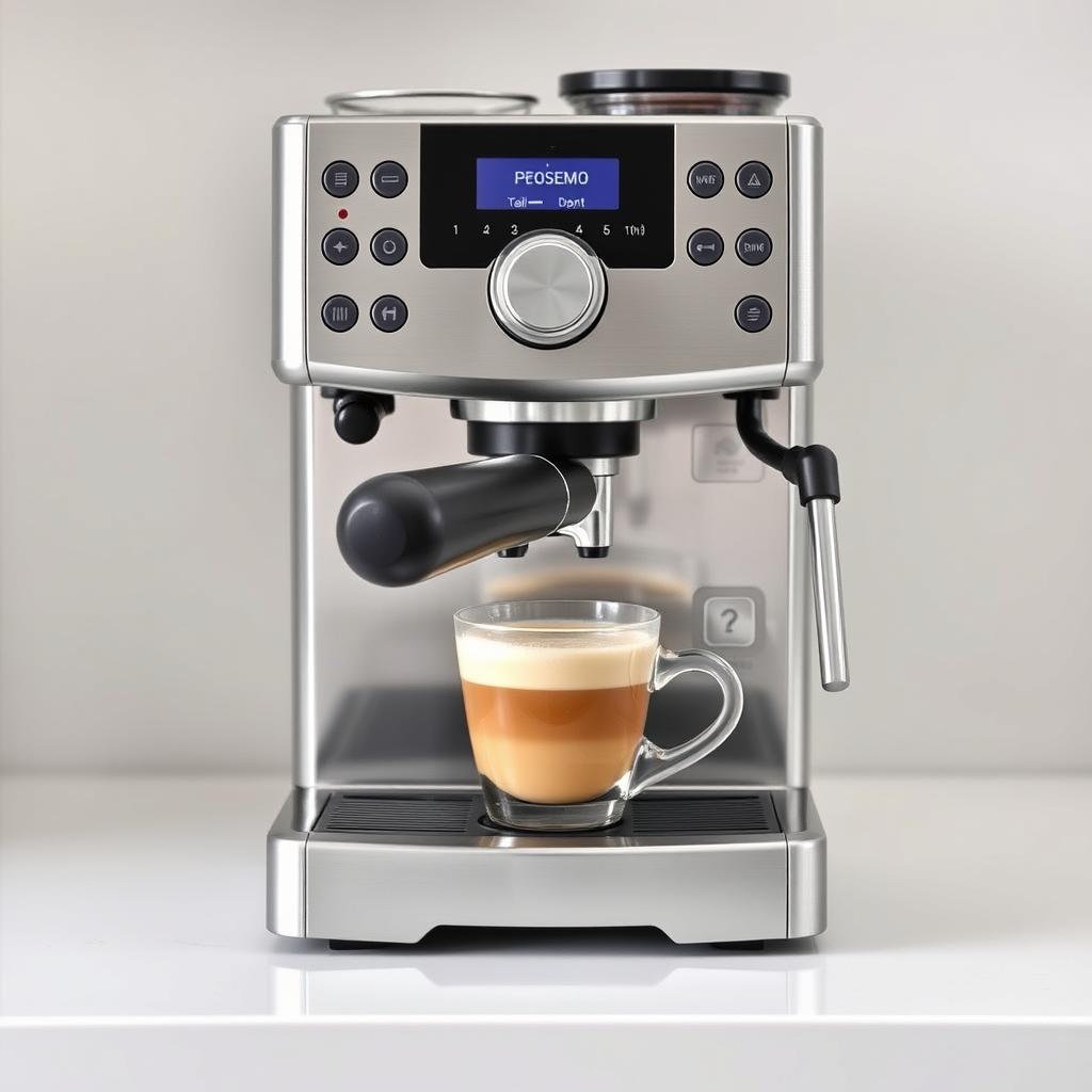 Image of an espresso machine for home mocha