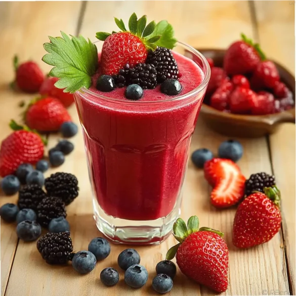 Strawberry Milkshake Strawberry milkshake served in a large glass garnished with fresh strawberries