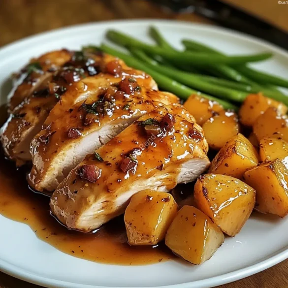 Honey Garlic Chicken Sheet Pan Sheet pan honey garlic chicken with sweet potatoes and green beans
