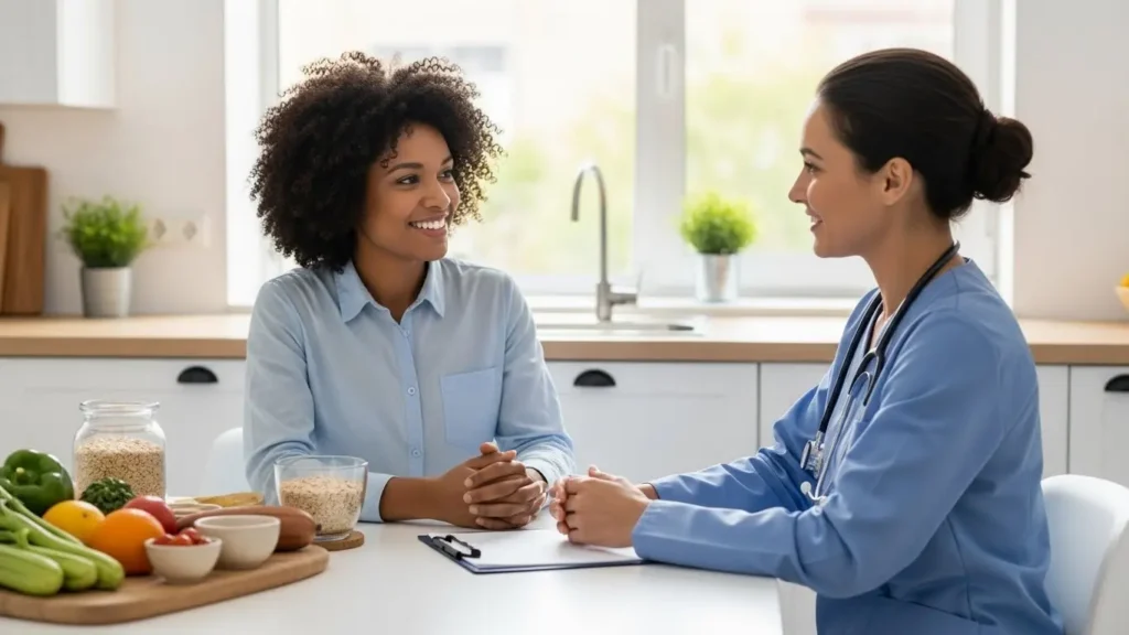 Quaker Oats Nutrition Facts: Expert Guide to Health Benefits 4 Personalized dietary planning consultation showing customized nutrition approach for individual health needs