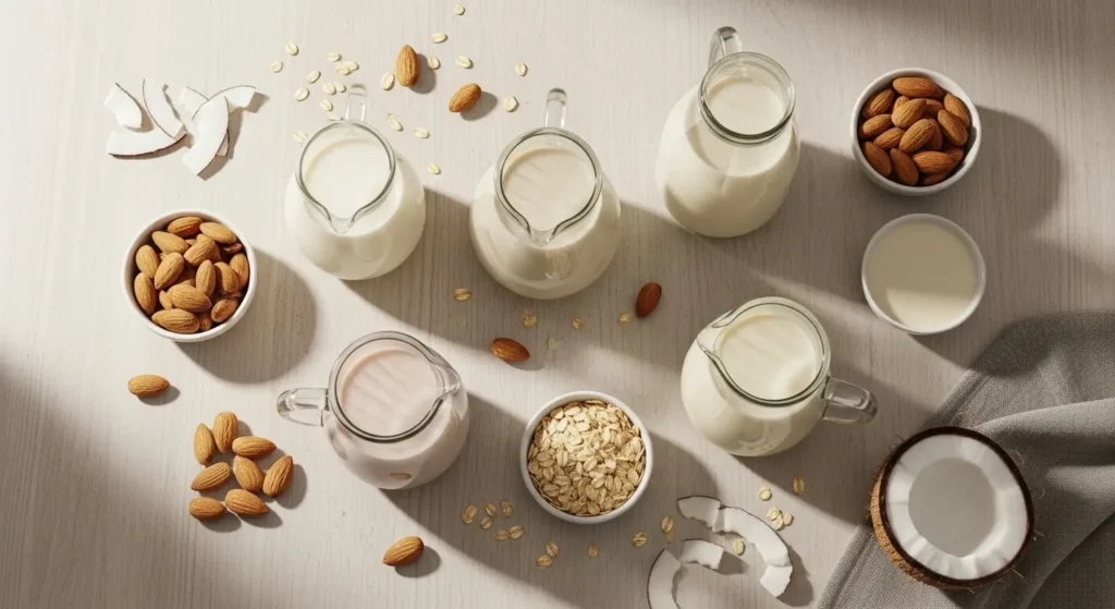 Starbucks Chai Latte Nutrition: Calories, Sugar & Macros 3 Almond milk oat milk and plant-based alternatives for healthier Starbucks chai latte modifications