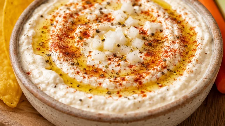 El Dip Más Fácil y Cremoso de Queso - dip cremoso - Prepara un dip cremoso irresistible en solo 10 minutos. Perfecta combinación de queso fresco, yogur y piment