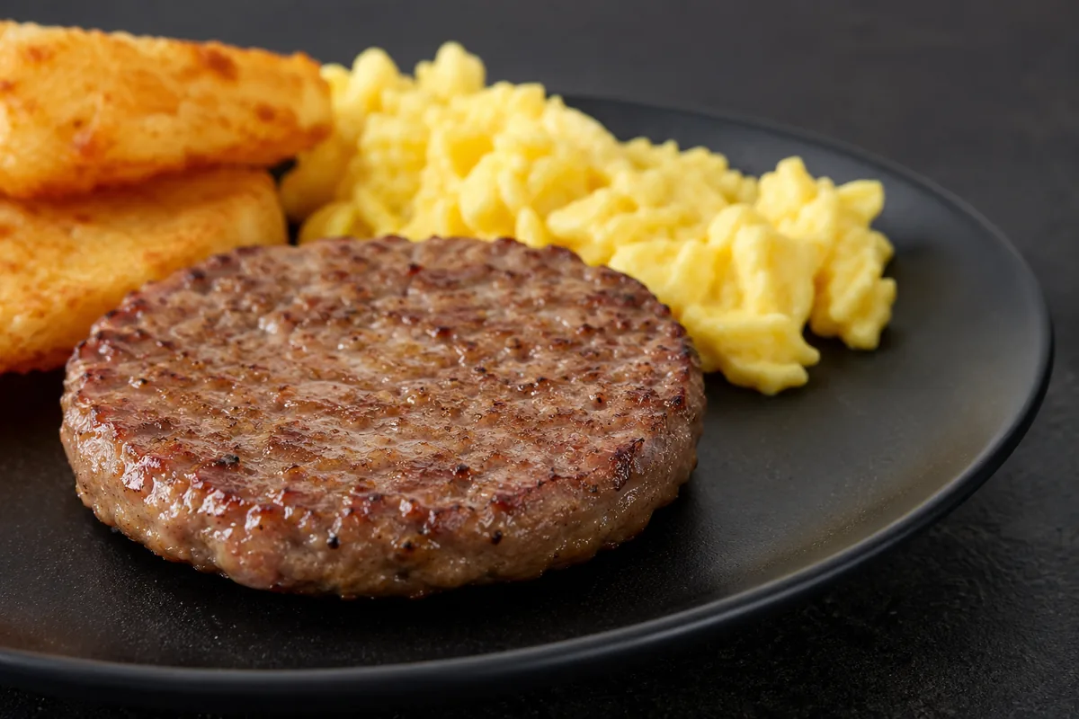 Sausage patty nutritional info — What is a sausage patty actually made of?