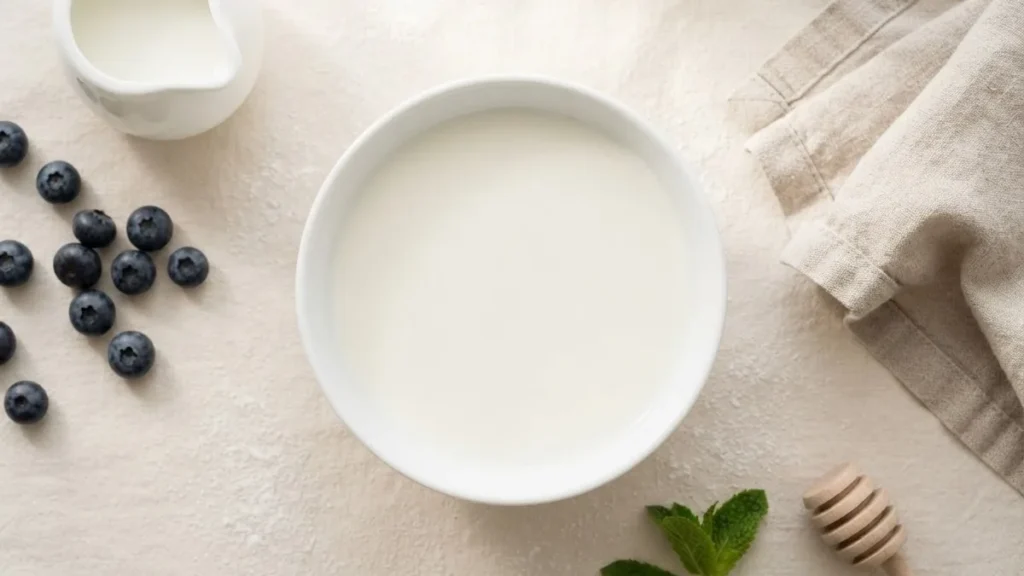 Editorial photo of skim milk nutrition facts