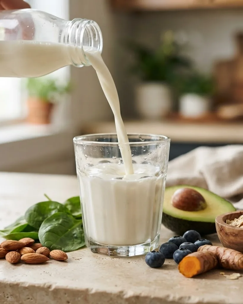 Detail view of fairlife whole milk nutrition facts down to the micronutrient