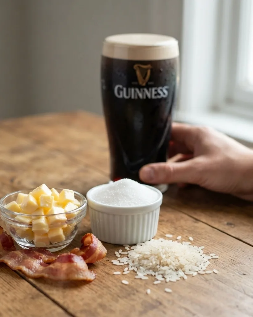 Detail view of why keto dieters have to leave the stout on the shelf