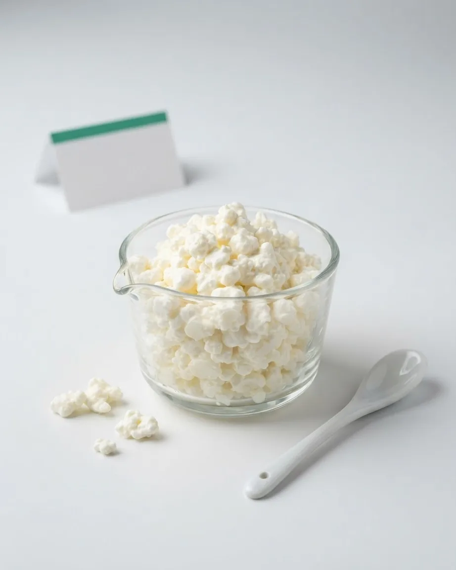 Close-up illustrating the 1/2 Cup (113g) Panel: Calories, Protein, Fat and Carbs