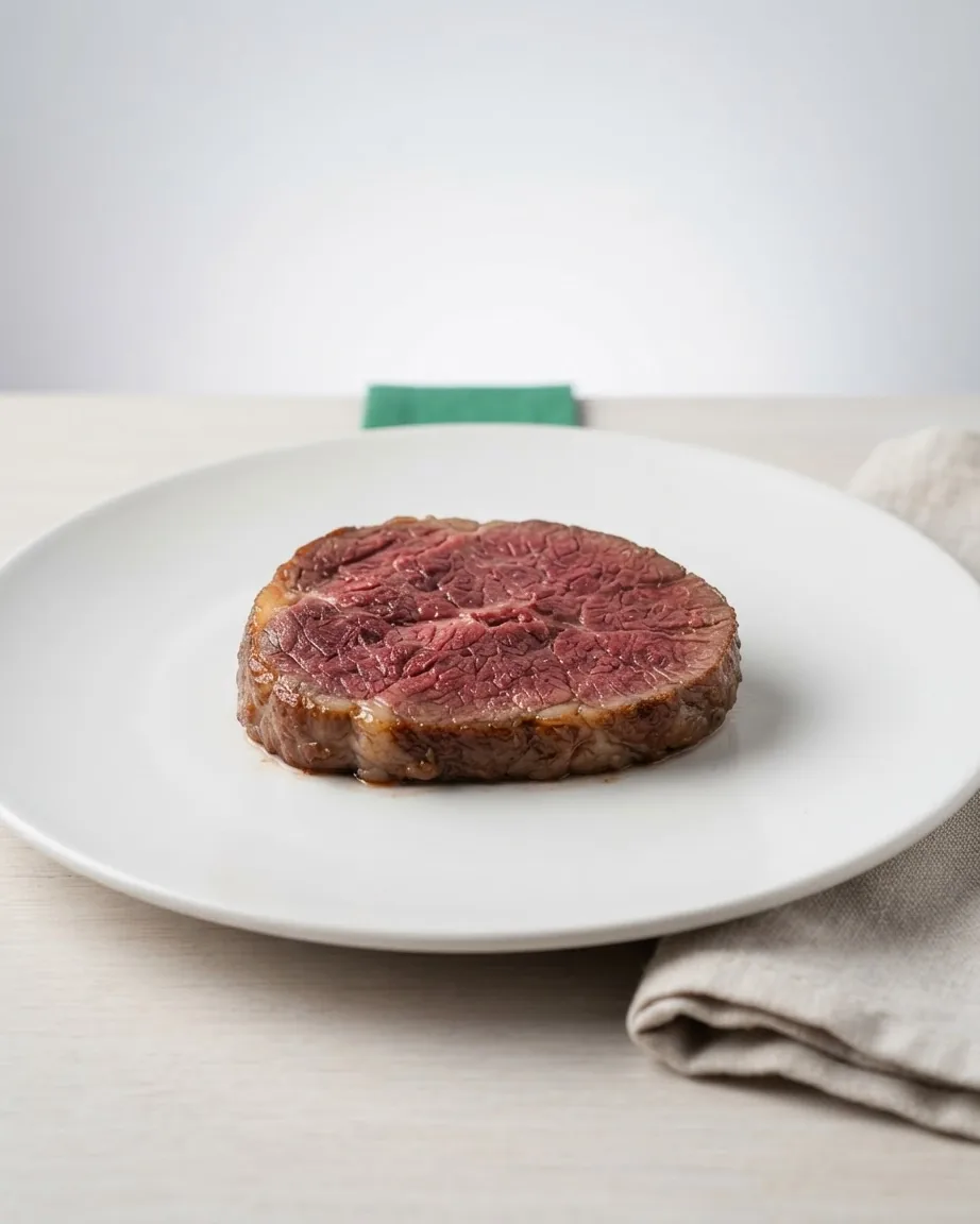 Close-up illustrating the 3 oz cooked panel: 140 calories, 24.2 g protein, 4 g fat