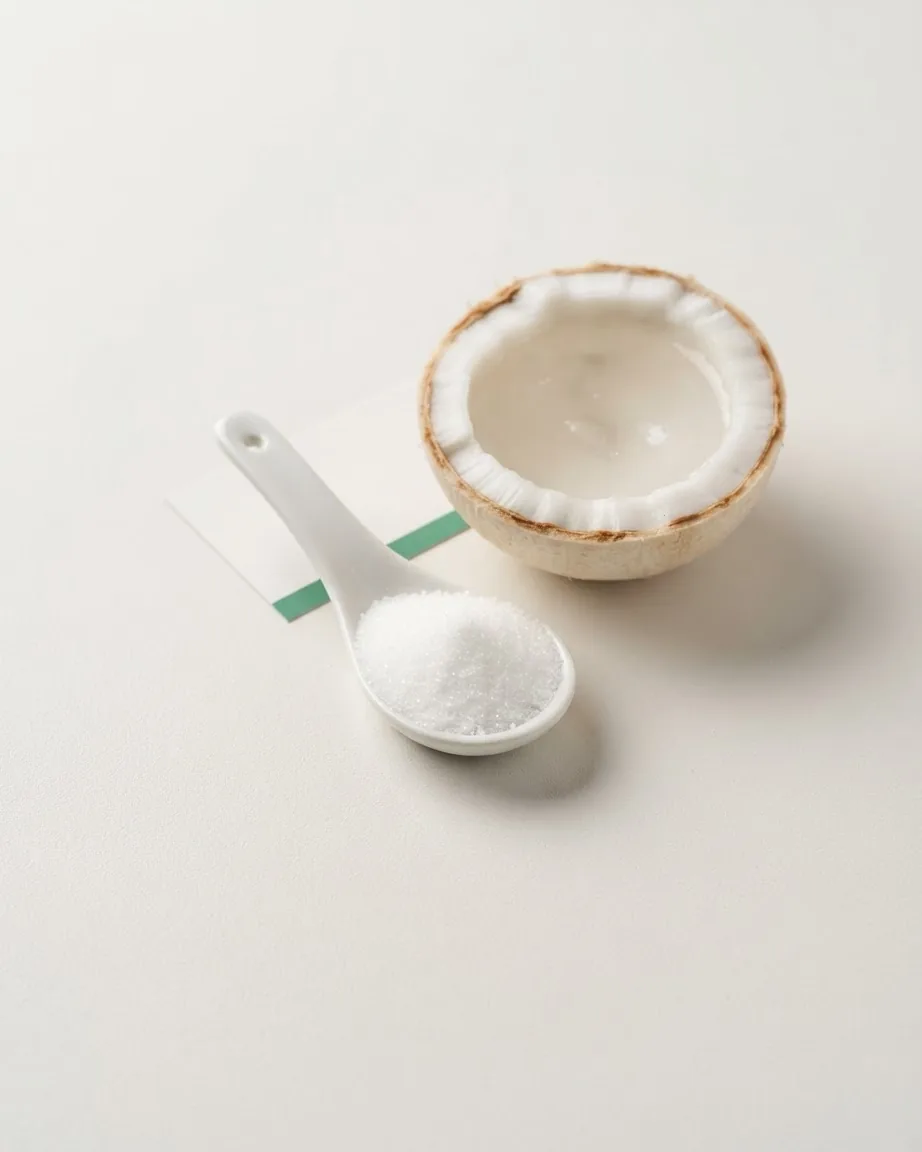 Detail view of sucralose and coconut water: the Prime Energy ingredient constraints