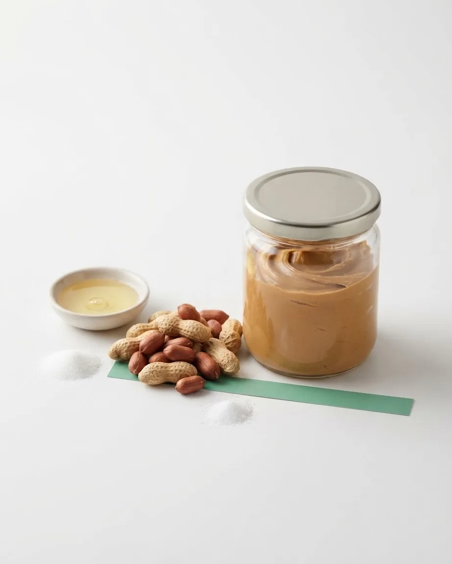 Detail view of what Goes Into Standard Jif: Reading the Ingredient List