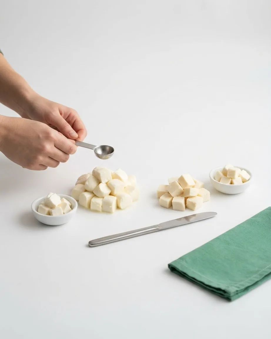 Close-up illustrating whole-Milk vs. Part-Skim Low-Moisture: Where the Ounce Splits