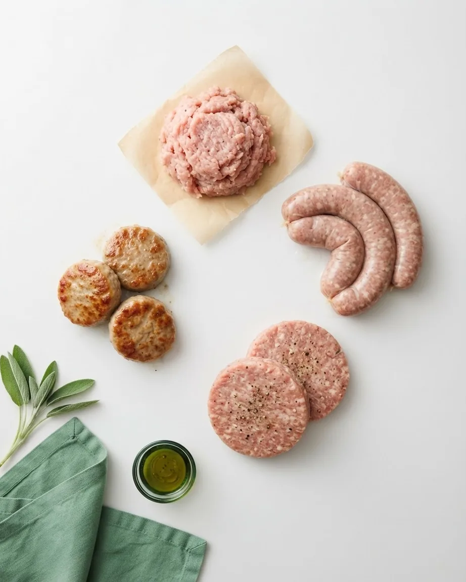 Detail view of why do calorie numbers for "turkey sausage" differ so much between sites?