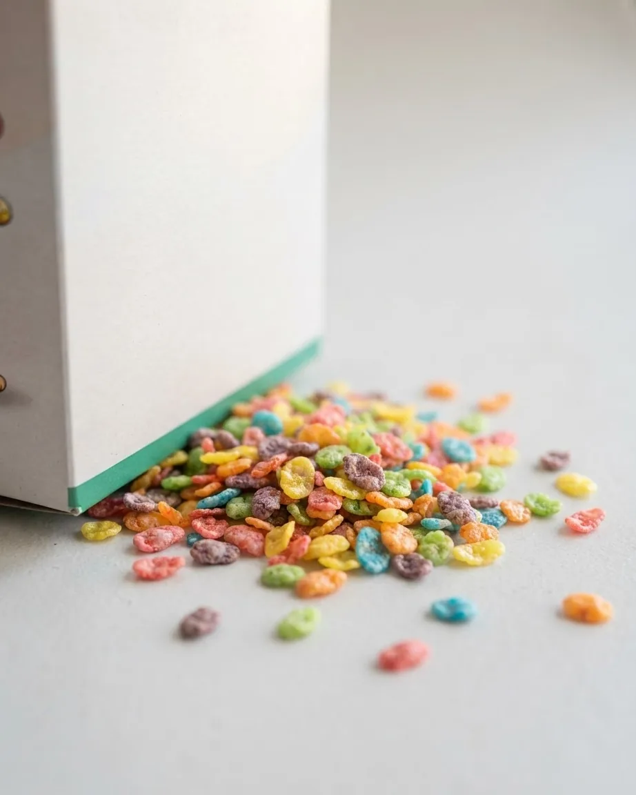 Detail view of why the same cereal shows 140 calories in one place and 402 in another